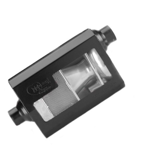 AERO CHAMBER MUFFLER 2.5″     OFFSET INLET / OFFSET OUTLET