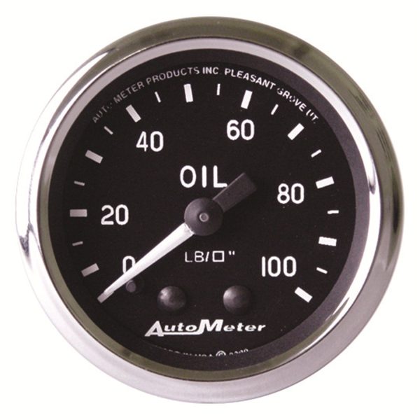COBRA 2-1/16" OIL PRESSURE    0-100PSI, MECHANICAL, LINE KIT