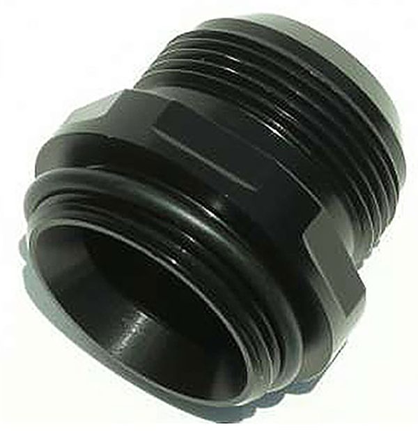 -20AN WATERNECK FITTING BLACK 1.78" OAL