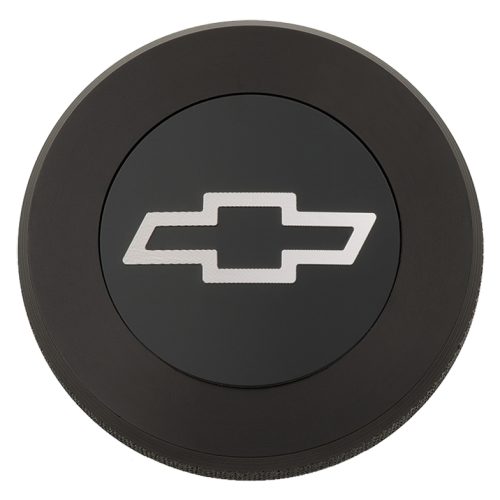 PROFORM CHEVY BOWTIE BILLET   ALUMINUM RADIATOR CAP BLACK