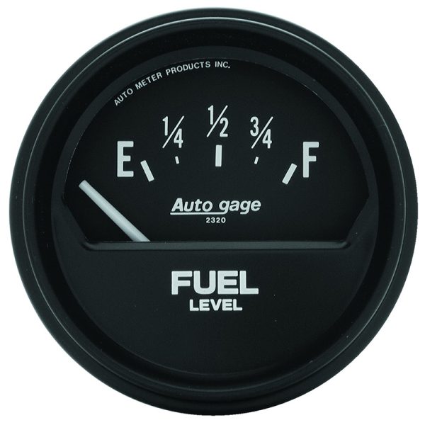 AUTOGAGE 2-5/8 FUEL LEVEL     73-10 OHMS, ELECTRIC GAUGE