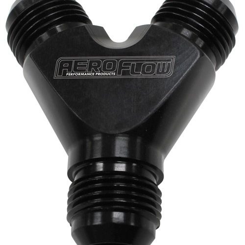Y BLOCK -10AN                 BLACK 3X -10AN