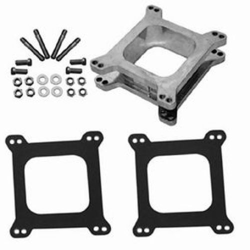 2″ 4150 ALUM OPEN CARB SPACER KIT INCLUDES MOUNTING HARDWARE