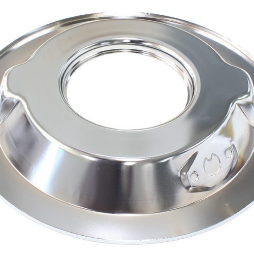 14″ AIR CLEANER BASE ONLY     RECESSED 1-1/8″ (28MM) CHROME