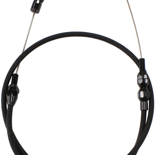 LS1 THROTTLE CABLE STAINLESS  STEEL 36″ 91cm LONG BLACK