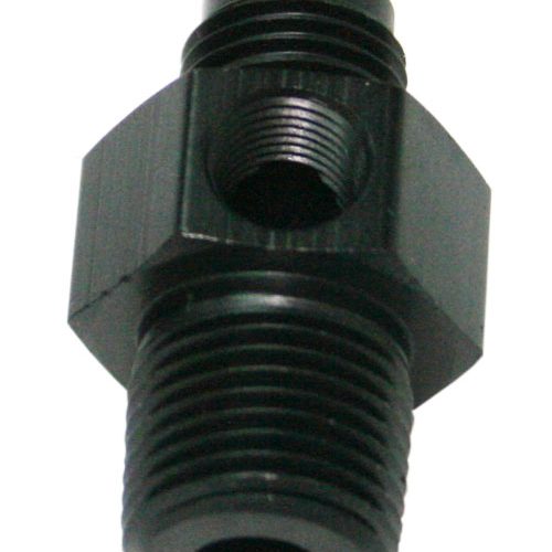 MALE 3/8″NPT TO -6AN 1/8″ PORTBLACK 3/8″ TO -6AN 1/8″ PORT
