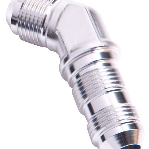 45 DEG BULKHEAD -16AN         SILVER NUT SEPERATE