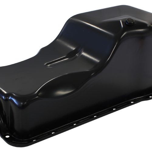 STOCK OIL PAN FORD 289-302W   FRONT SUMP BLACK