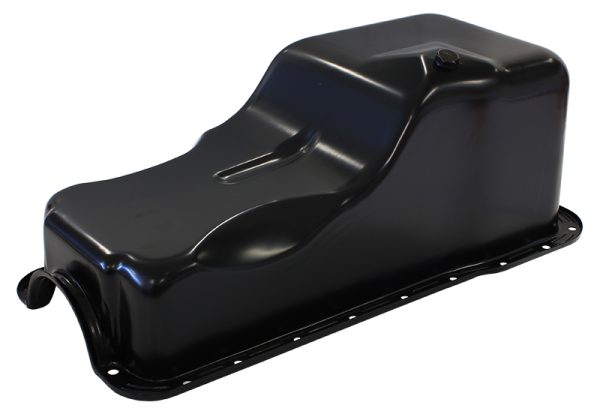 STOCK OIL PAN FORD 289-302W   FRONT SUMP BLACK