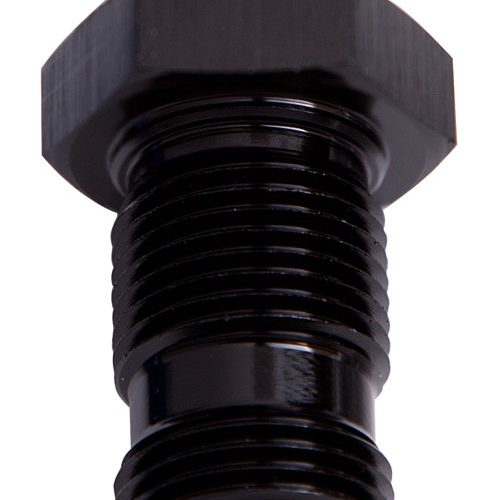 STRAIGHT BULKHEAD -6AN        BLACK BULKHEAD NUT SEPERATE
