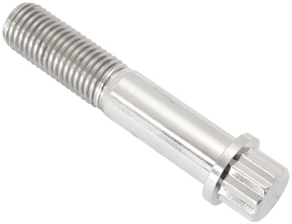 M10x1.25 TITANIUM BOLT 50mmUHL12 POINT SINGLE M10 x 1.25mm