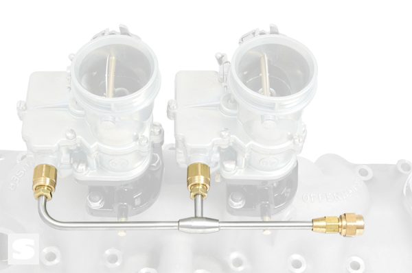 STROMBERG 2 CARB FUEL LINE KIT2X2 FLATHEAD FORD REMOTE PUMP