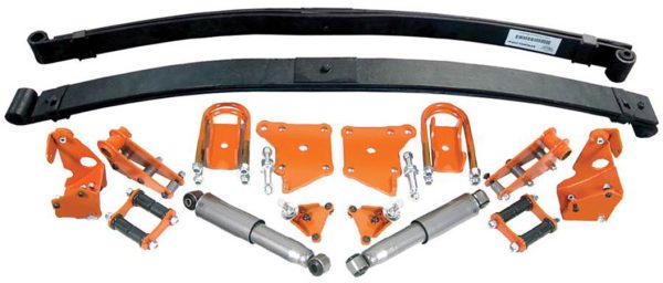 TCI 35-40 REAR LEAF SPRING KITW/SHOCKS WELD ON