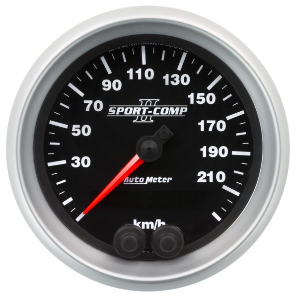 SPORT-COMP II 3-3/8 GPS SPEEDO225KPH, INTERNAL GPS ANTENNA