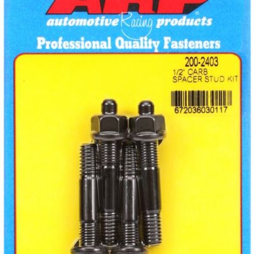 CARBY STUDS (4PCS) 1/2″ SPACERBLACK HEX 5/16 X 2.225 OAL