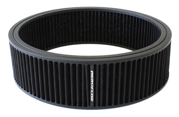 ROUND AIR FILTER 14" X 4"     WASHABLE COTTON ELEMENT