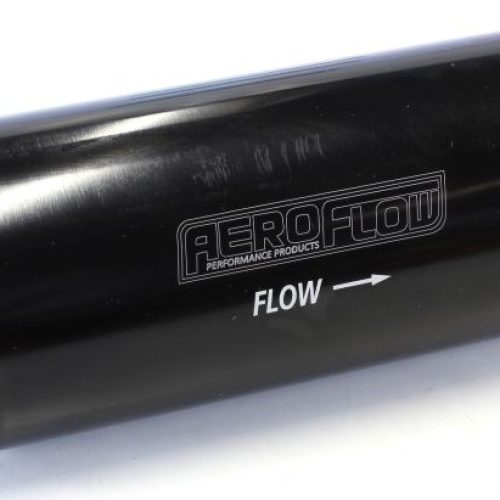 AEROFLOW PRO FILTER 60 MICRON BLACK FEMALE -12ORB 2″ x 5.5″