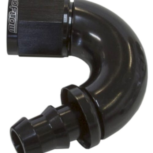 -8AN 150 DEG FULL FLOW PUSH LOBLACK FULL FLOW PUSH LOCK