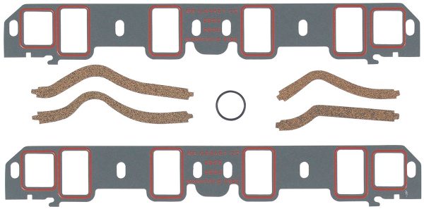 INTAKE GASKET 302W - 351W SET ULTRA SEAL 2.13" x 1.25" .060