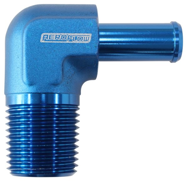 90 DEG 3/8" NPT TO -6 100/450 SERIES BRAIDED HOSE AN SIZE