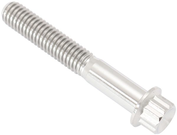 M6x1.00 TITANIUM BOLT 40mm UHL12 POINT SINGLE M6 x 1.00mm
