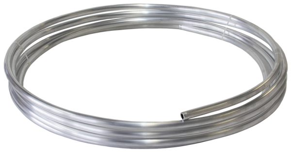 1/2" ALLOY HARD LINE (12.7mm) NATURAL FINISH (RAW) 25ft 7.5M