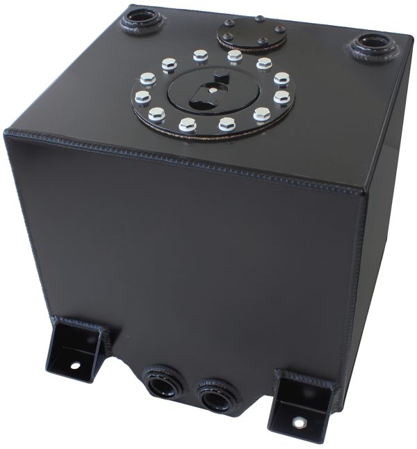 BLACK ALLOY FUEL CELL 19 LITRE5 US GALLONS WITH CAVITY/SUMP