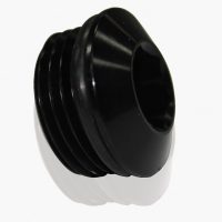 ORB SLIMLINE PORT PLUG -6AN   BLACK FINISH