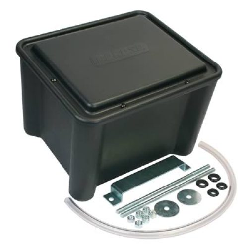 SEALED BATTERY BOX -BLACK-    13″L x 10-1/2″W x 9-1/2″H