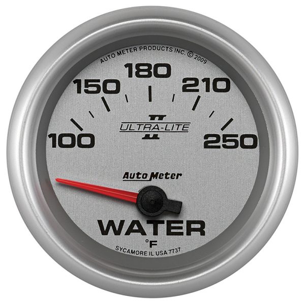 ULTRA-LITE II 2-5/8 WATER TEMP100-250°F, SHORT SWEEP ELECT.