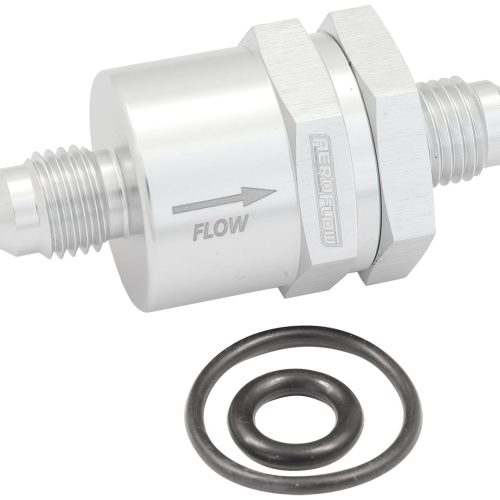 CHECK VALVE INLINE -4AN       SILVER / ONE WAY VALVE