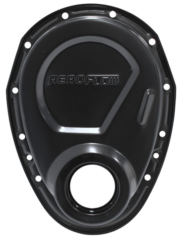 SB CHEV TIMING COVER          BLACK GASKETS BOLTS & SEAL