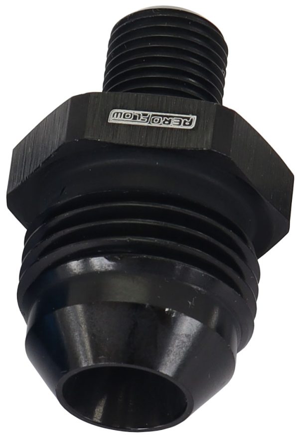 METRIC M10 X 1.0MM TO -8AN    BLACK MALE M10x1.0MM TO -8AN
