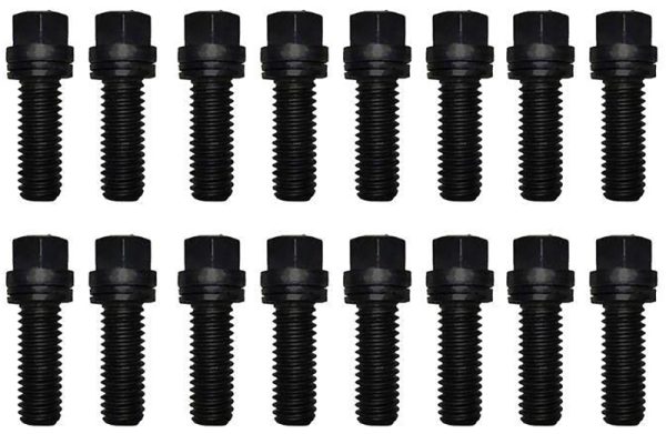 WEDGE LOCKING HEADER BOLTS 16 PIECE 1" UHL x 3/8-16" THREAD