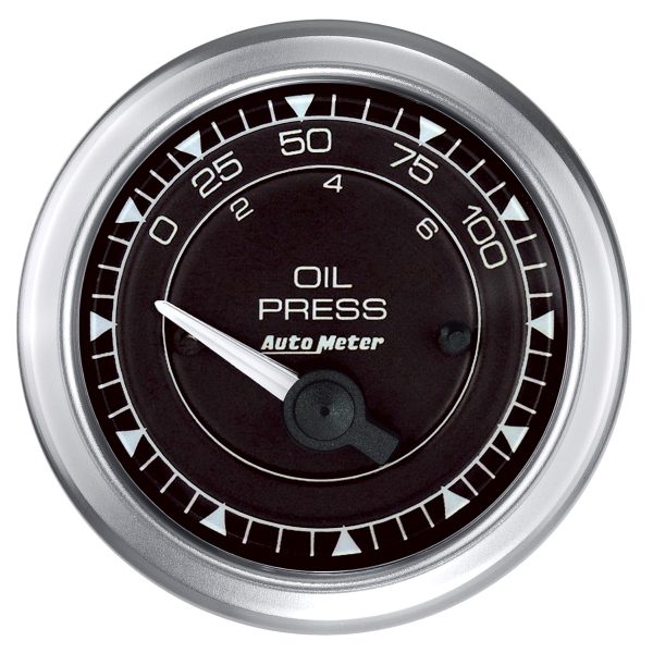 CHRONO 2-1/16" OIL PRESSURE   0-100PSI, SHORT SWEEP ELECTRIC