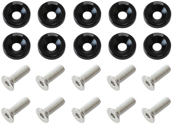 BILLET DRESS UP FENDER BOLT 10PACK M8 x 1.25mm UHL 20MM
