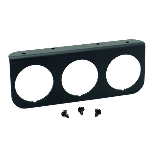 3-HOLE GAUGE PANEL BLACK      SUIT 2-1/16 GAUGES