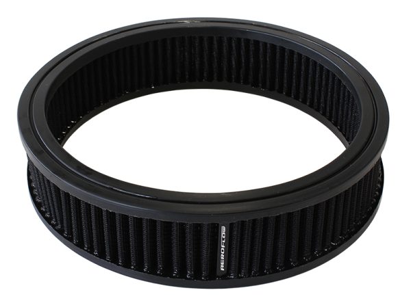 ROUND AIR FILTER 9" X 2"      WASHABLE COTTON ELEMENT