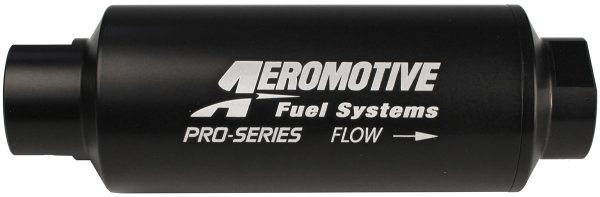 BLK FUEL FILTER 10 MICRON PRO SERIES 7"x2.5"  ORB -12 IN/OUT