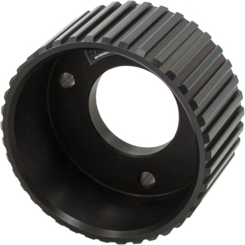 Chev Short Crank Gilmer pulleyanodised BLACK SBC/BBC
