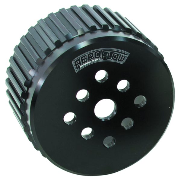 Water pump Gilmer Drive pulleyanodised BLACK SBC/BBC All,