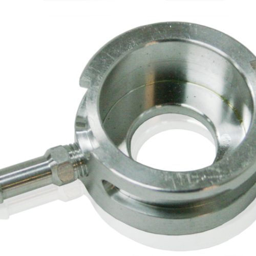 BILLET RADIATOR NECK WELD ON  RAW FINISH SMALL CAP 32MM ID