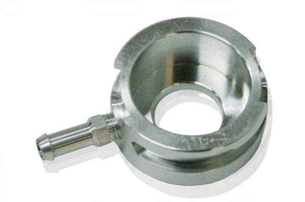 BILLET RADIATOR NECK WELD ON  RAW FINISH SMALL CAP 32MM ID