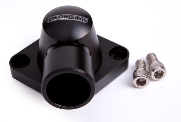 BILLET THERMOSTAT HOUSING     SBC BBC HOLDEN BLACK SWIVEL