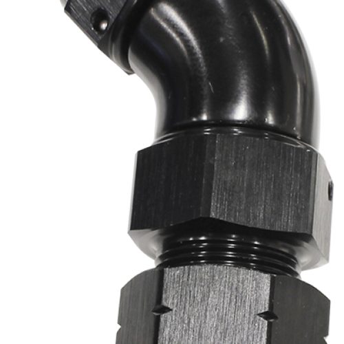 5/8″ TUBE 45 deg male -10AN   BLACK SWIVEL NUT WITH OLIVE