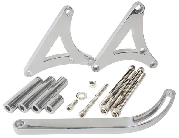 BILLET HOLDEN V8 PASS SIDE MIDALT BRK HQ-WB EAR/LATE ALTERN