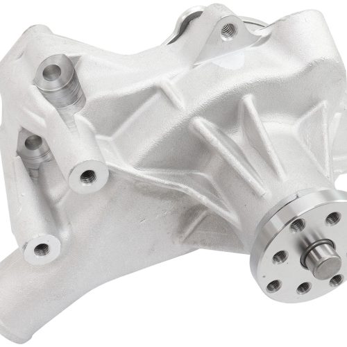 SMALL BLOCK CHEV LONG WATER   PUMP NATURAL CAST SBC