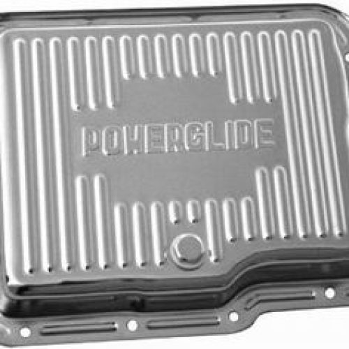 TRANS PAN POWERGLIDE CHROME   STANDARD DEPTH