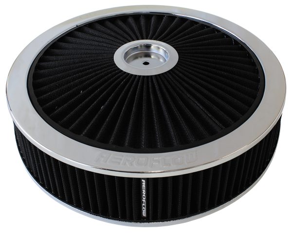14" X 3" FULL FLOW  ASSEMBLY  5-1/8" 1-1/8" DROP , CHROME,