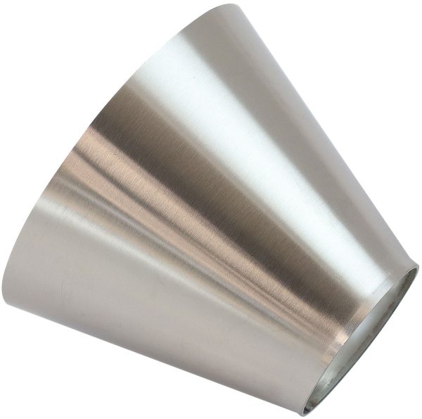 304 transition cone 2.5-5"    Stainless steel 4" length